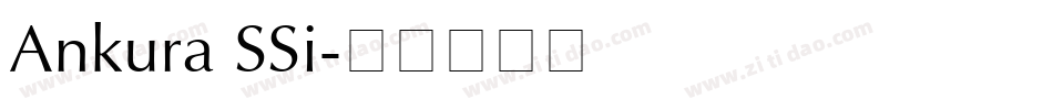 Ankura SSi字体转换